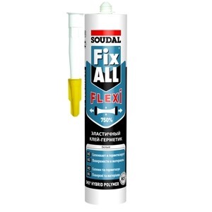 Клей-герметик гибридный "Soudal" Fix All Flexi